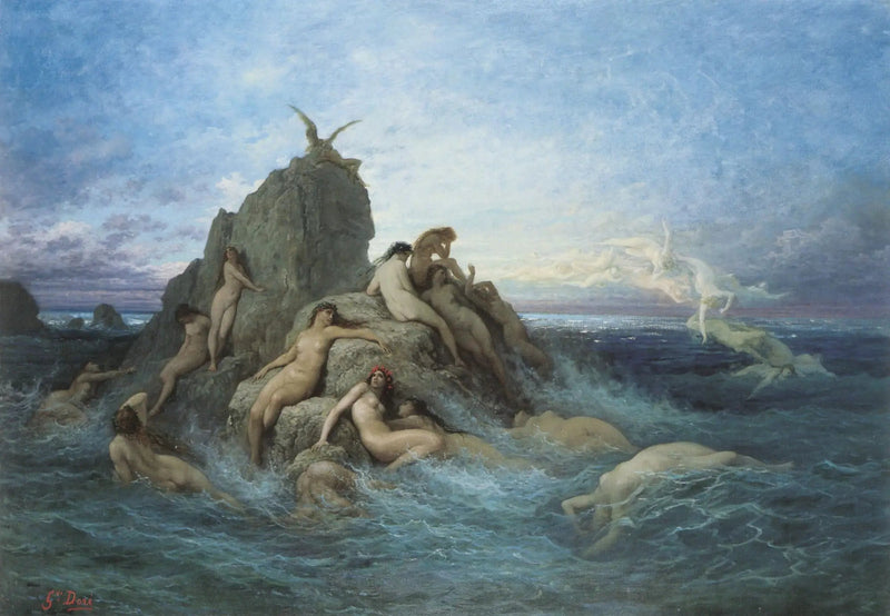 Les Océanides - Gustave Doré