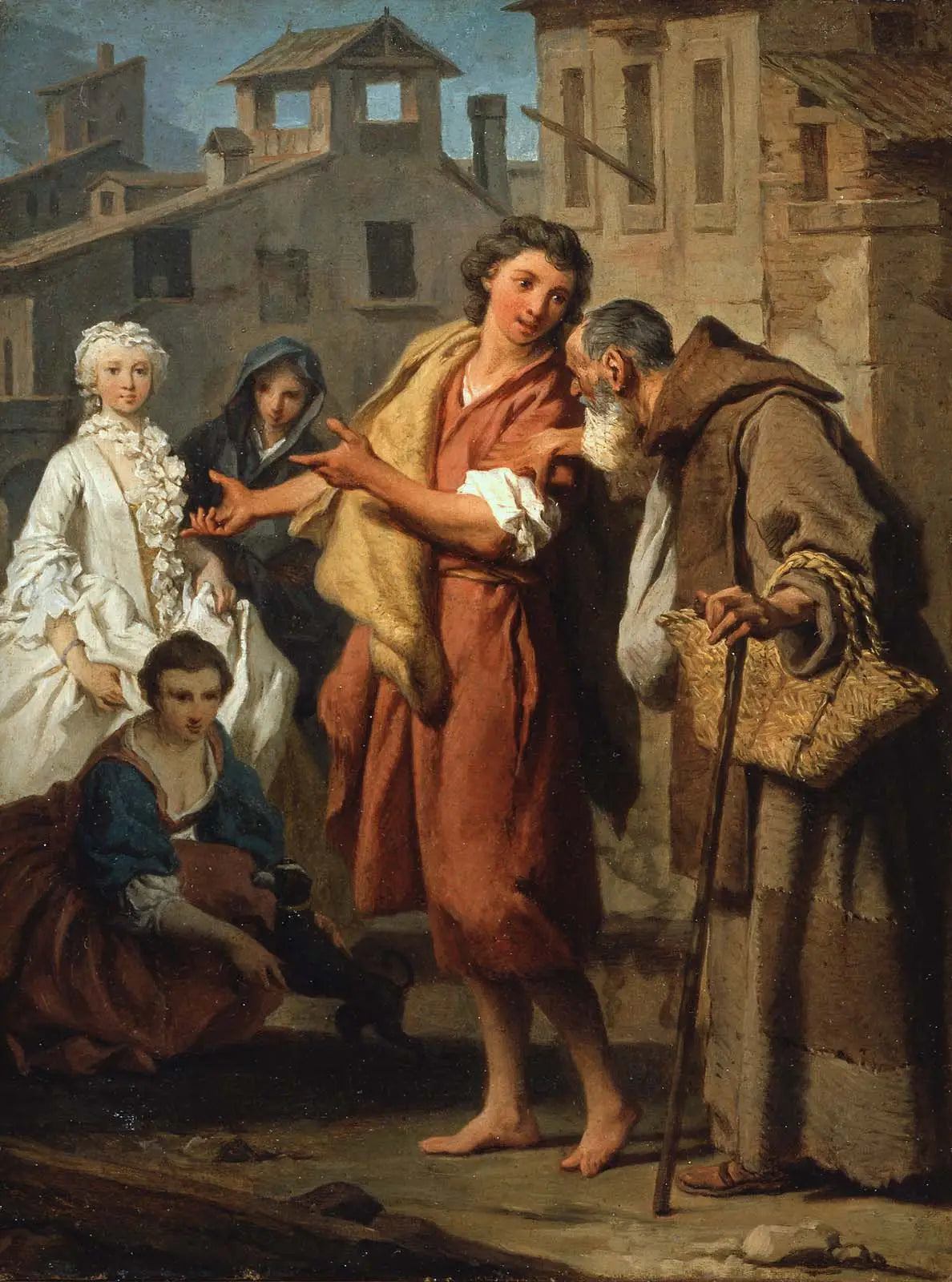 Les oies du frère Philippe - Pierre Subleyras image 1 copie peinte à la main à l’huile