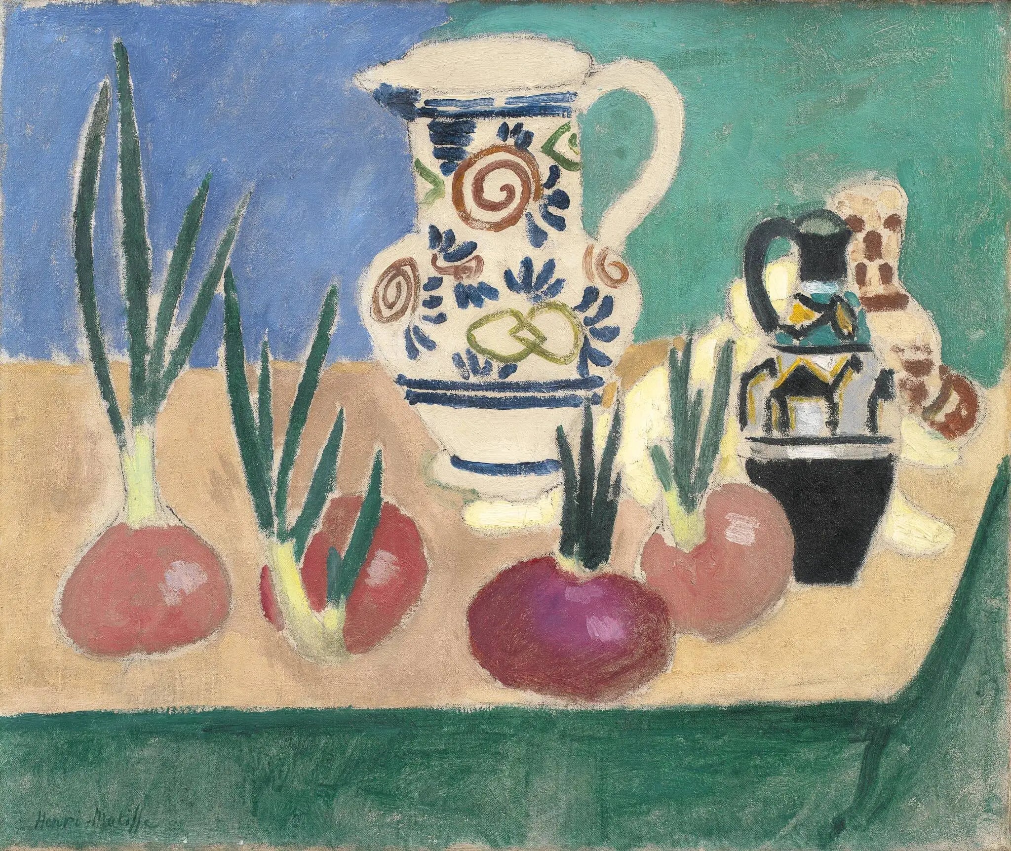 Les Oignons roses - Henri Matisse image 1 reproduction d’œuvre d’art à l’huile