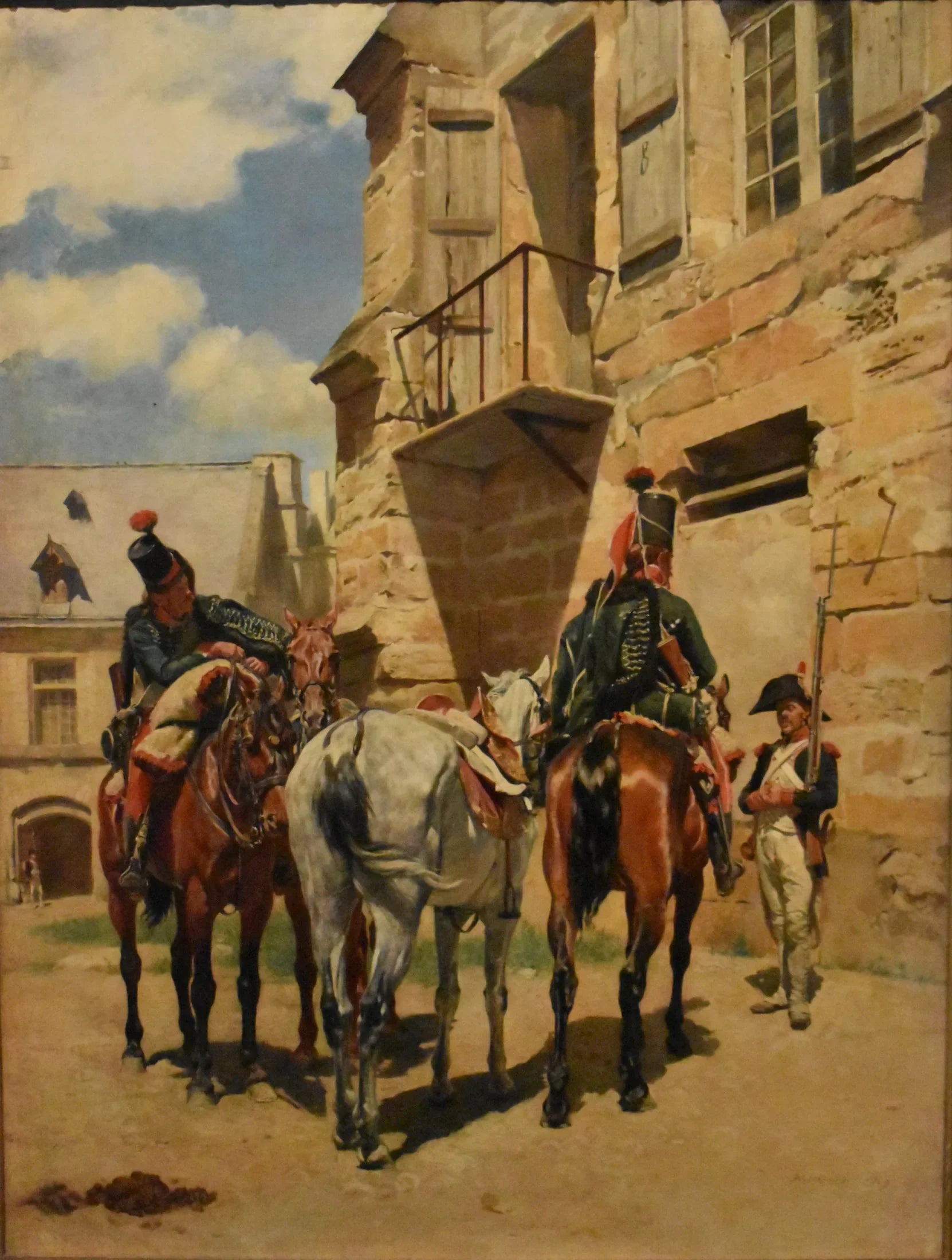 Les Ordonnances - Ernest Meissonier image 1 reproduction de peinture à l’huile