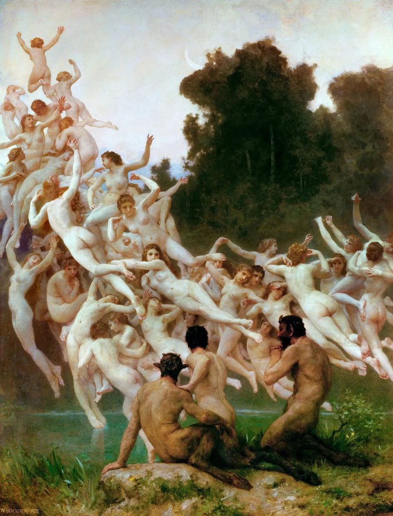 Les Oréades - Bouguereau