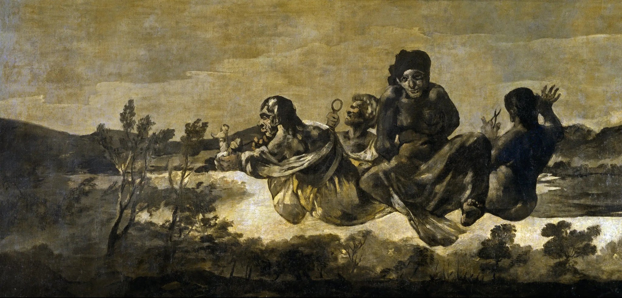 Les Parques - Francisco de Goya image 1 reproduction de peinture à l’huile