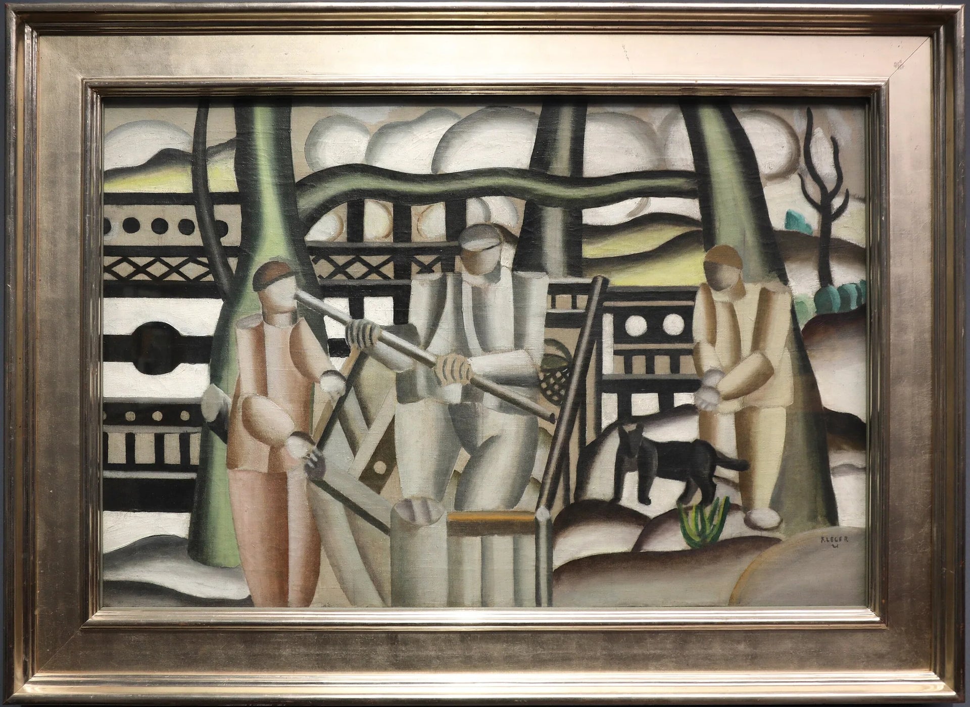 Les pêcheurs - Fernand Léger image 1 reproduction réalisée par Alpha Reproduction