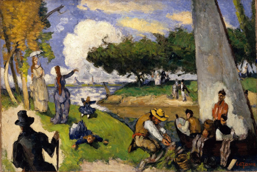 Les Pêcheurs – Journée de juillet - Paul Cézanne