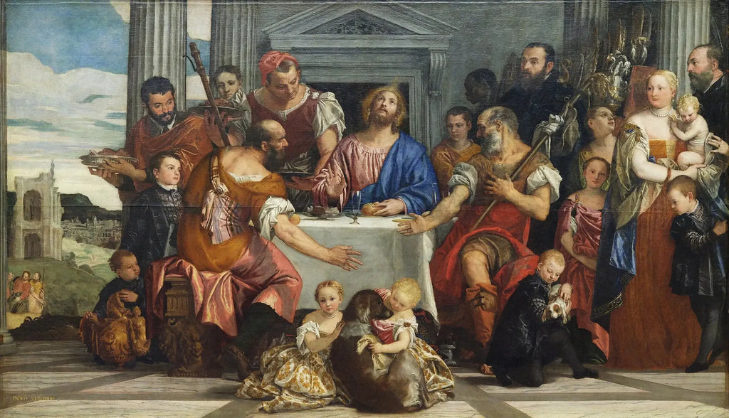 Les Pèlerins d'Emmaüs - Paul Véronèse image 1 reproduction réalisée par Alpha Reproduction