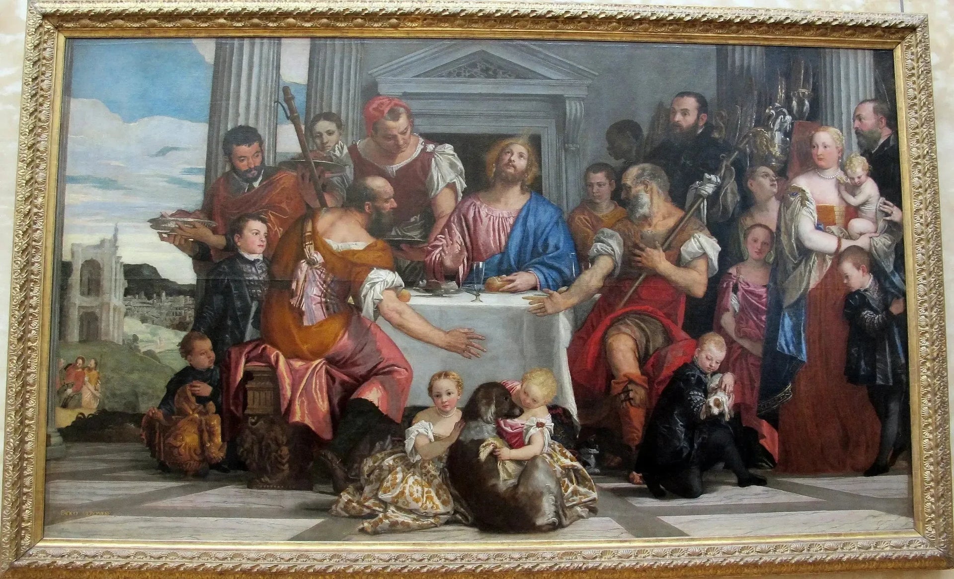 Les Pèlerins d'Emmaüs - Paul Véronèse image 2 reproduction de peinture à l’huile