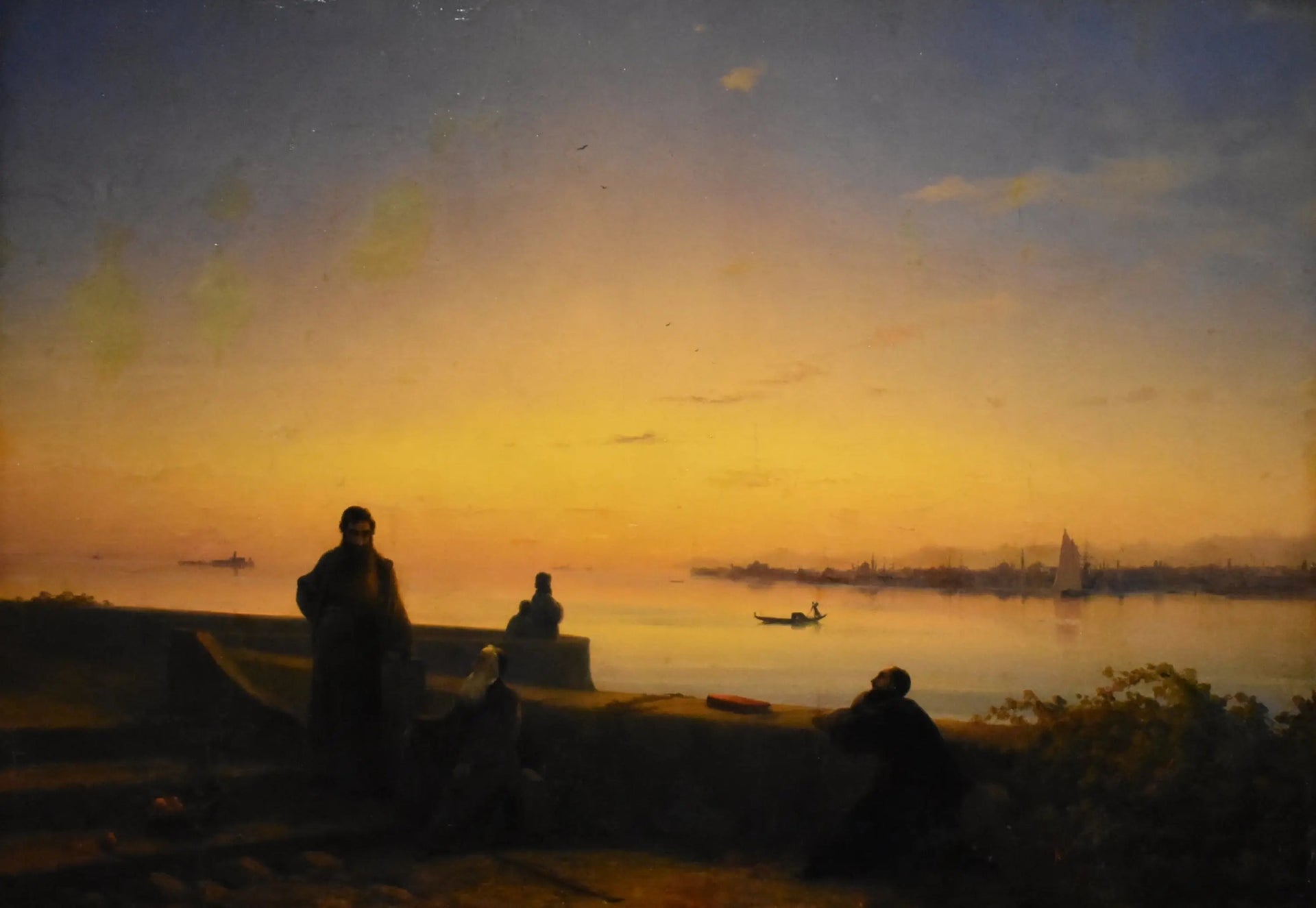 Les Pères mékhitaristes sur l'île San Lazzaro. Venise - Ivan Aïvazovski image 1 reproduction artisanale de tableau