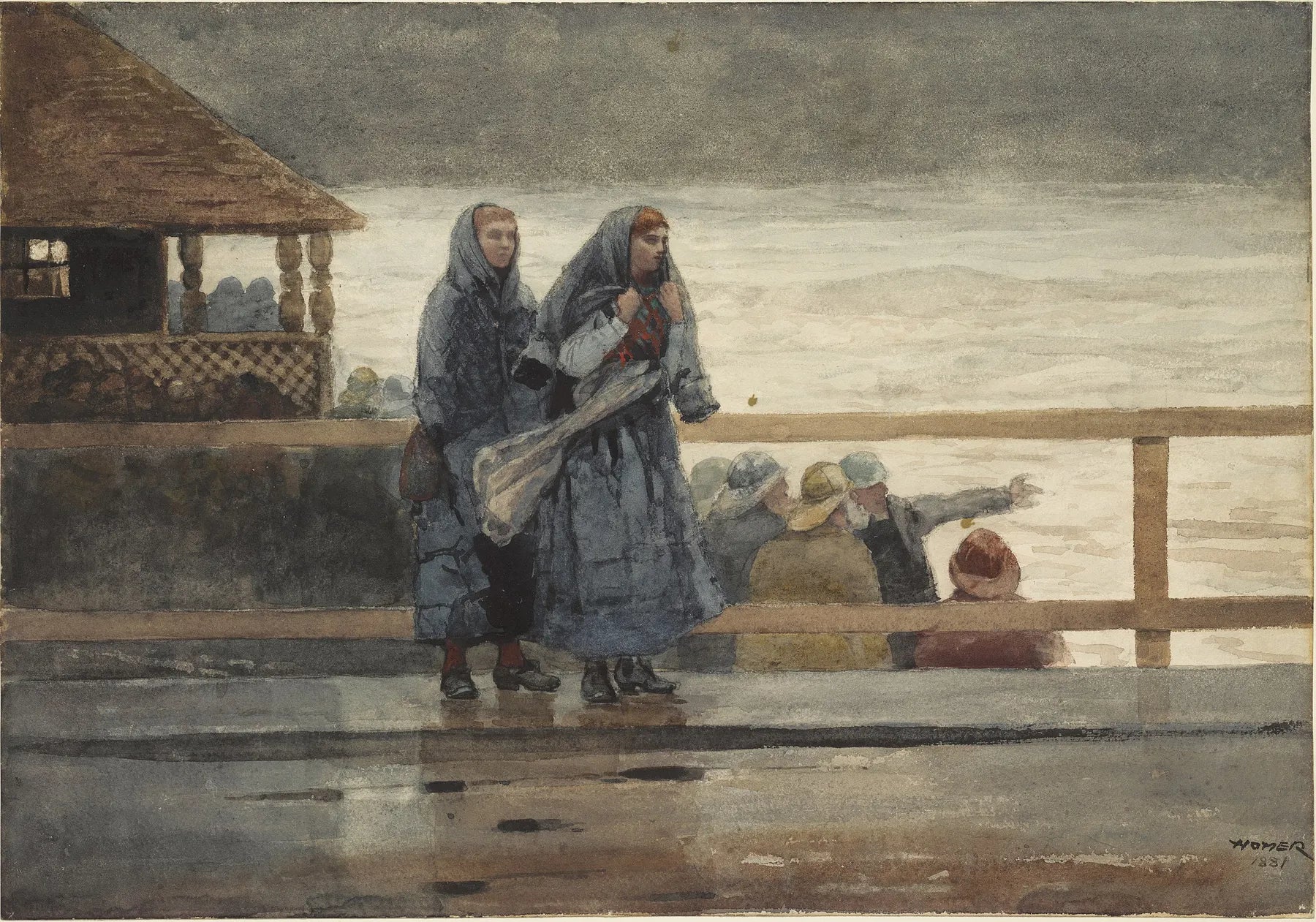 Les périls de la mer - Winslow Homer image 1 reproduction artisanale de tableau