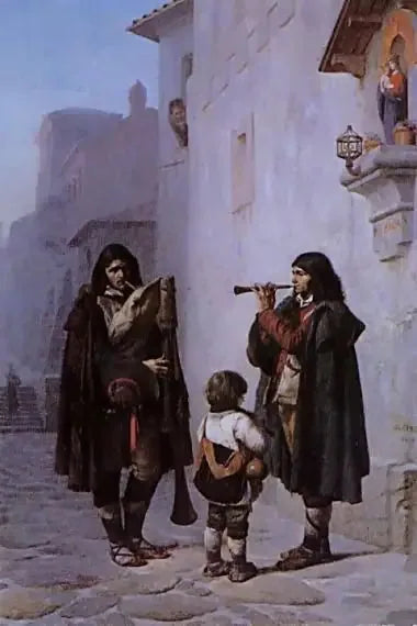 Les pifferari - Jean-Léon Gérôme
