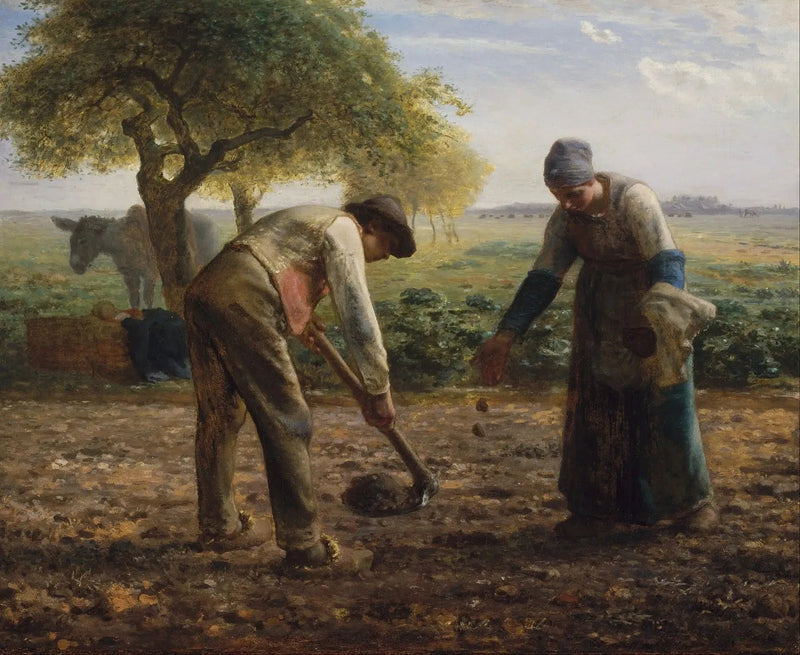 les planteurs de pommes de terre - Jean-François Millet
