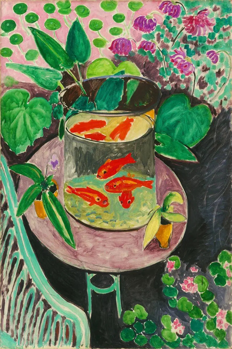 Les Poissons rouges - Henri Matisse image 1 reproduction d’œuvre d’art à l’huile