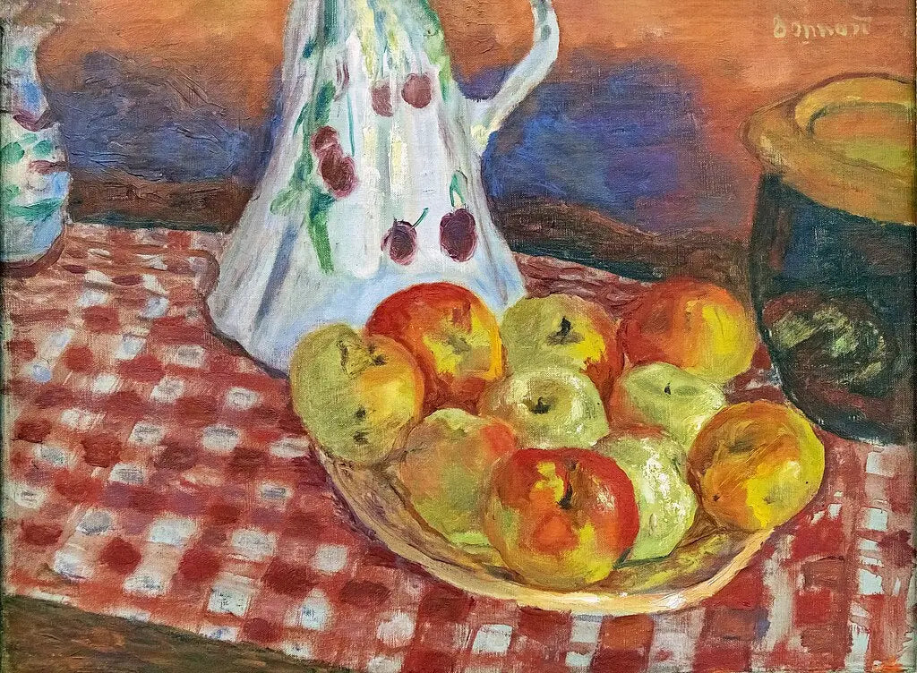 Les Pommes jaunes et rouges - Pierre Bonnard image 1 reproduction d’œuvre d’art à l’huile