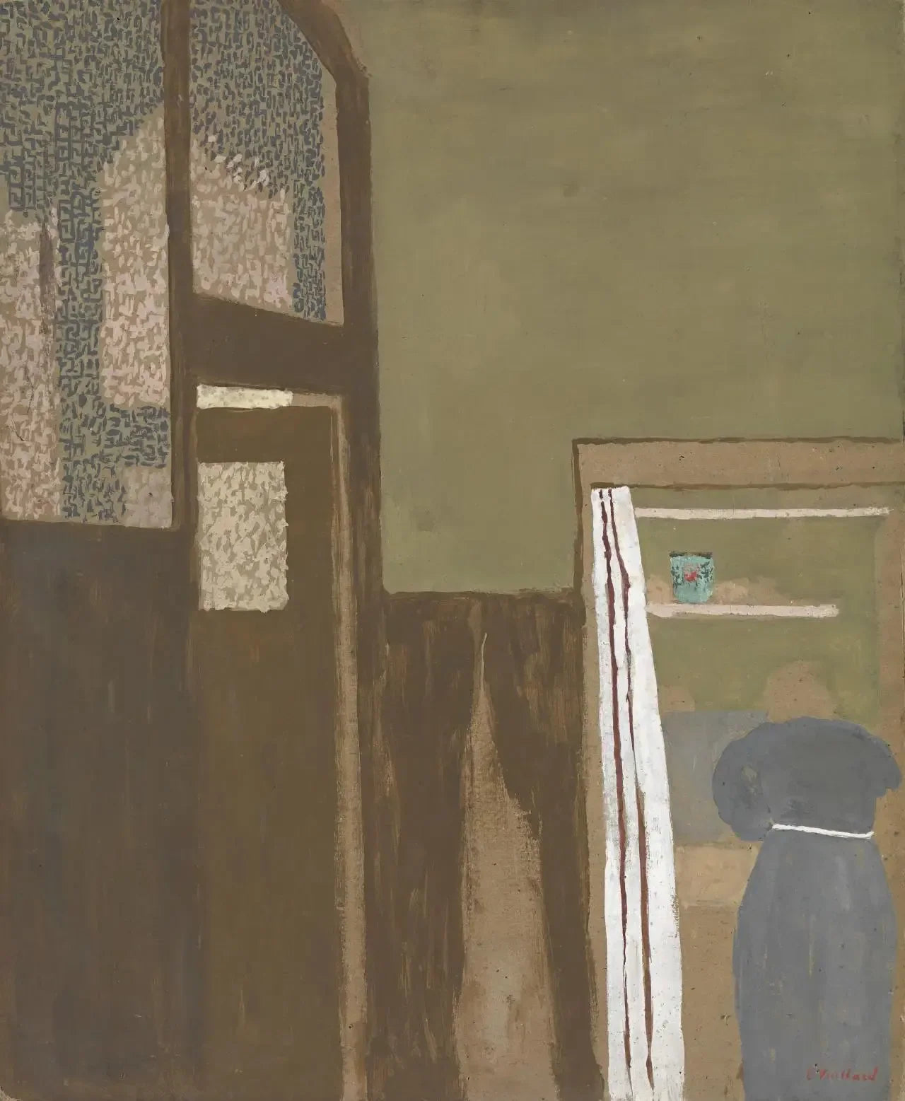 Les portes - Édouard Vuillard image 1 copie peinte à la main à l’huile