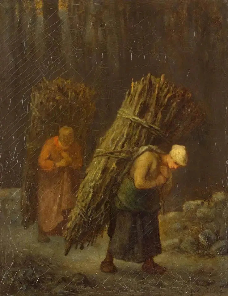 Les Porteuses de fagots - Jean-François Millet image 1 reproduction de peinture à l’huile