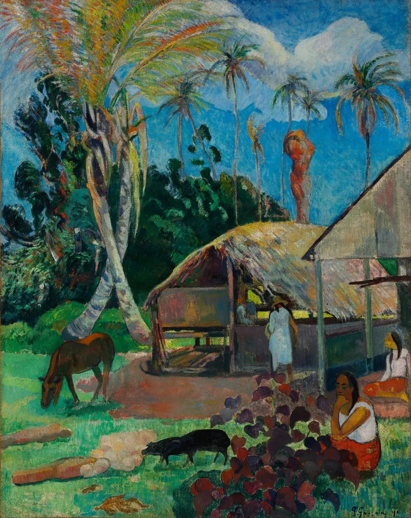 Les Pourceaux noirs - Paul Gauguin