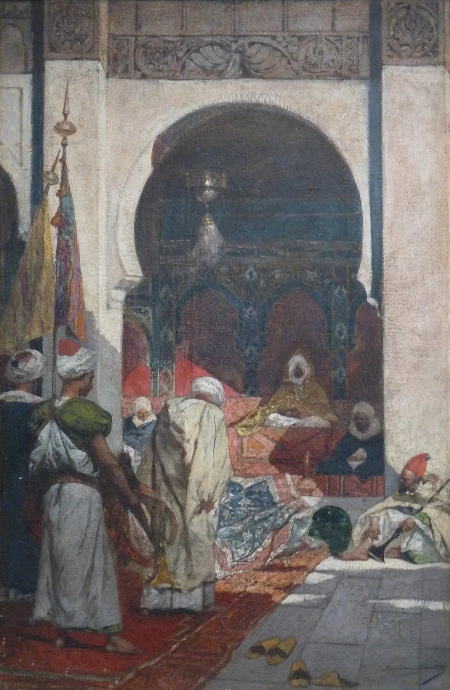 Les Présents d'un Pacha - Jean-Joseph Benjamin-Constant image 1 reproduction artisanale de tableau