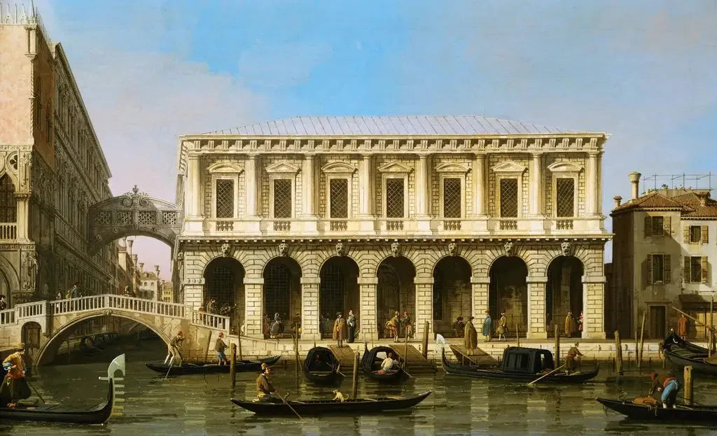Les prisons - Canaletto image 1 reproduction artisanale de tableau