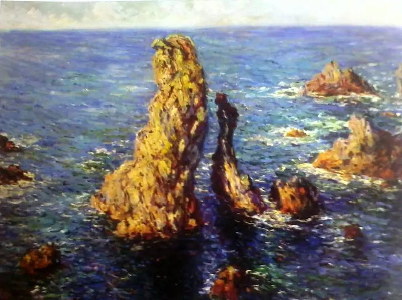 Les pyramides à Port-Coton - Claude Monet
