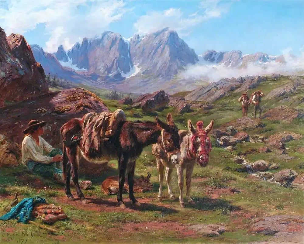 Les Pyrénées - Rosa Bonheur image 1 tableau peint à l’huile sur toile