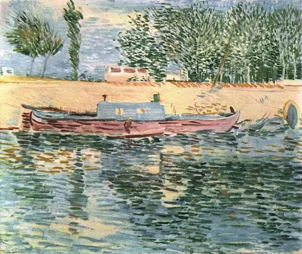 Les quais de Seine avec bateaux, Les - Vincent van Gogh