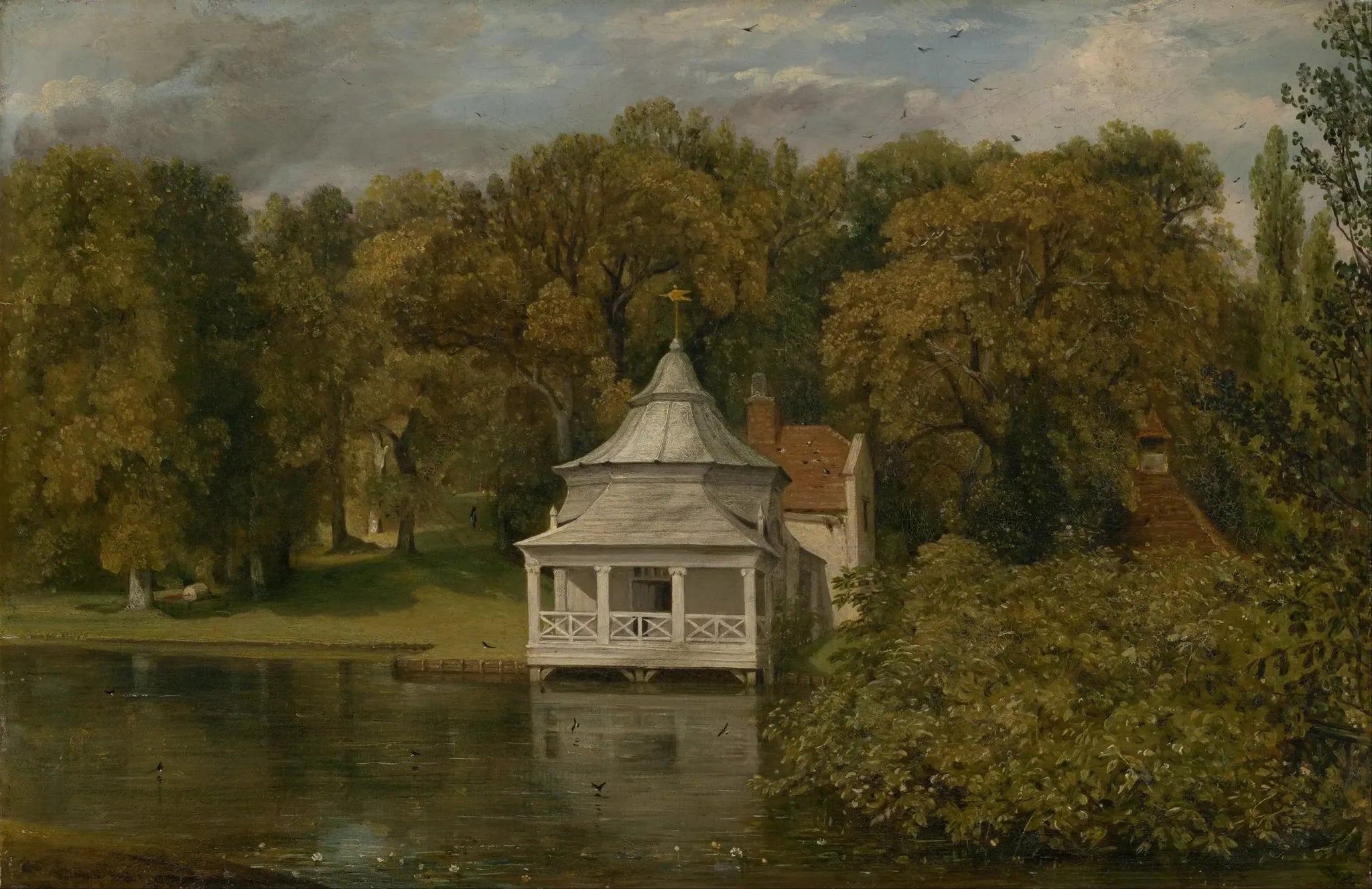 Les quartiers derrière Alresford Hall - John Constable image 1 reproduction artisanale de tableau