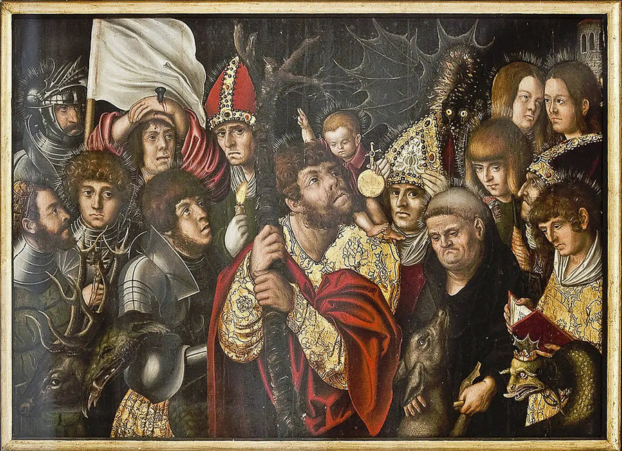 Les quatorze aides dans le besoin - Lucas Cranach the Elder