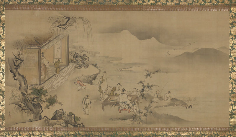 Les Quatre Accomplissements - Kanō Tsunenobu