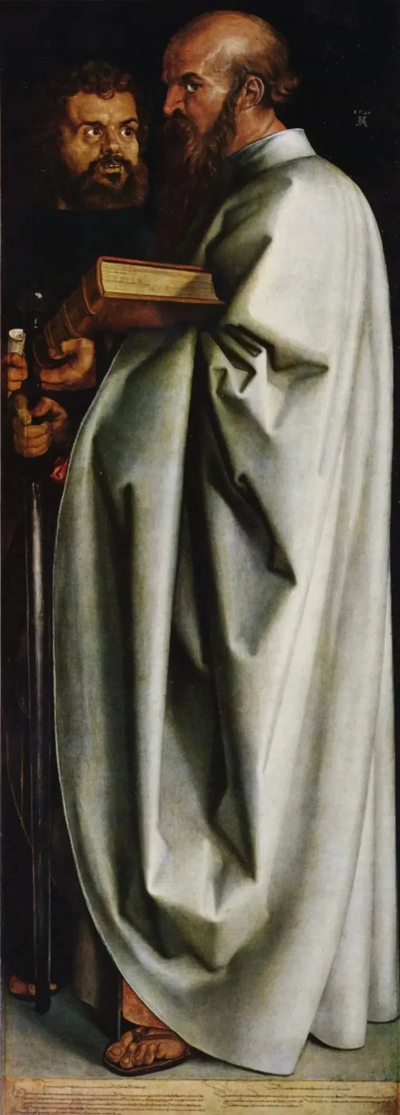 Les quatre apôtres : saints Marc et Paul - Albrecht Dürer image 1 reproduction de peinture à l’huile