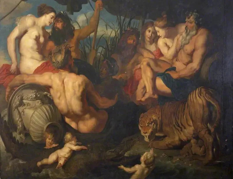 Les quatre coins du monde - Peter Paul Rubens image 1 copie de tableau peinte à la main