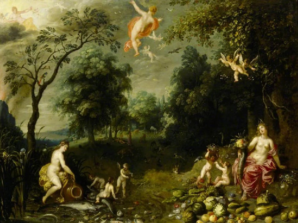 Les quatre éléments - Jan Brueghel le Jeune image 1 tableau peint à l’huile sur toile