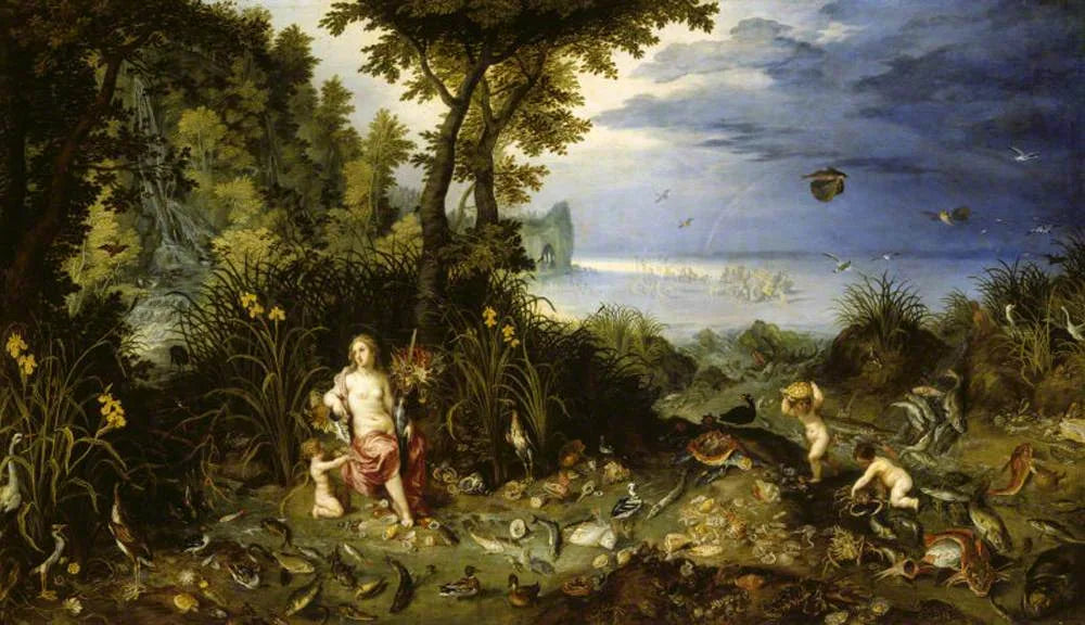Les quatre éléments : l'eau - Jan Brueghel le Jeune image 1 reproduction réalisée par Alpha Reproduction