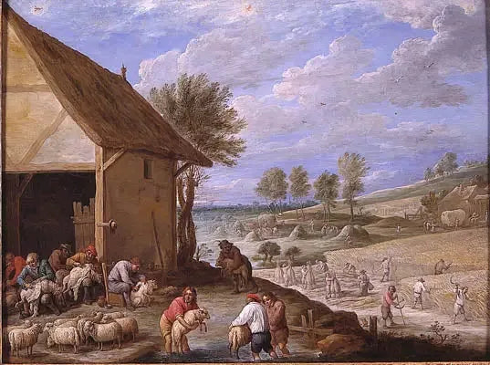 Les Quatre Saisons (Été) - David Teniers le Jeune image 1 tableau peint à l’huile sur toile