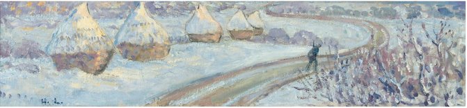 Les quatre saisons : l'hiver - Henri Lebasque image 1 reproduction artisanale de tableau