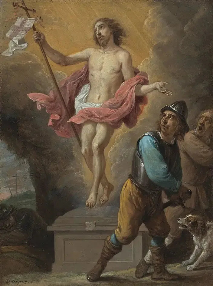 Les quinze secrets du rosaire : la résurrection du Christ - David Teniers le Jeune image 1 copie de tableau peinte à la main