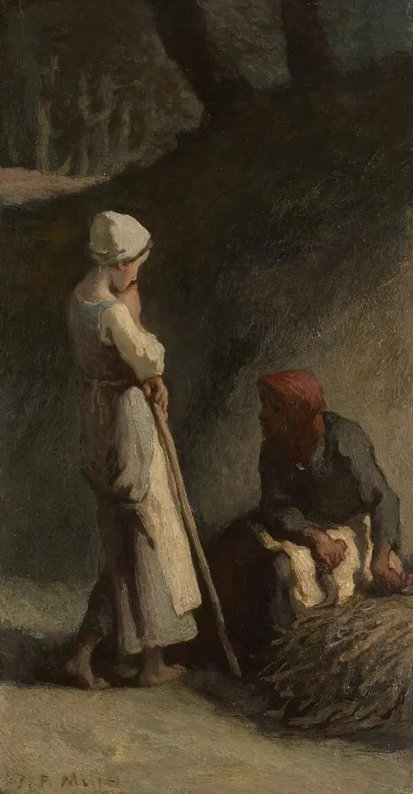 Les ramasseurs de pédés - Jean-François Millet image 1 tableau peint à l’huile sur toile