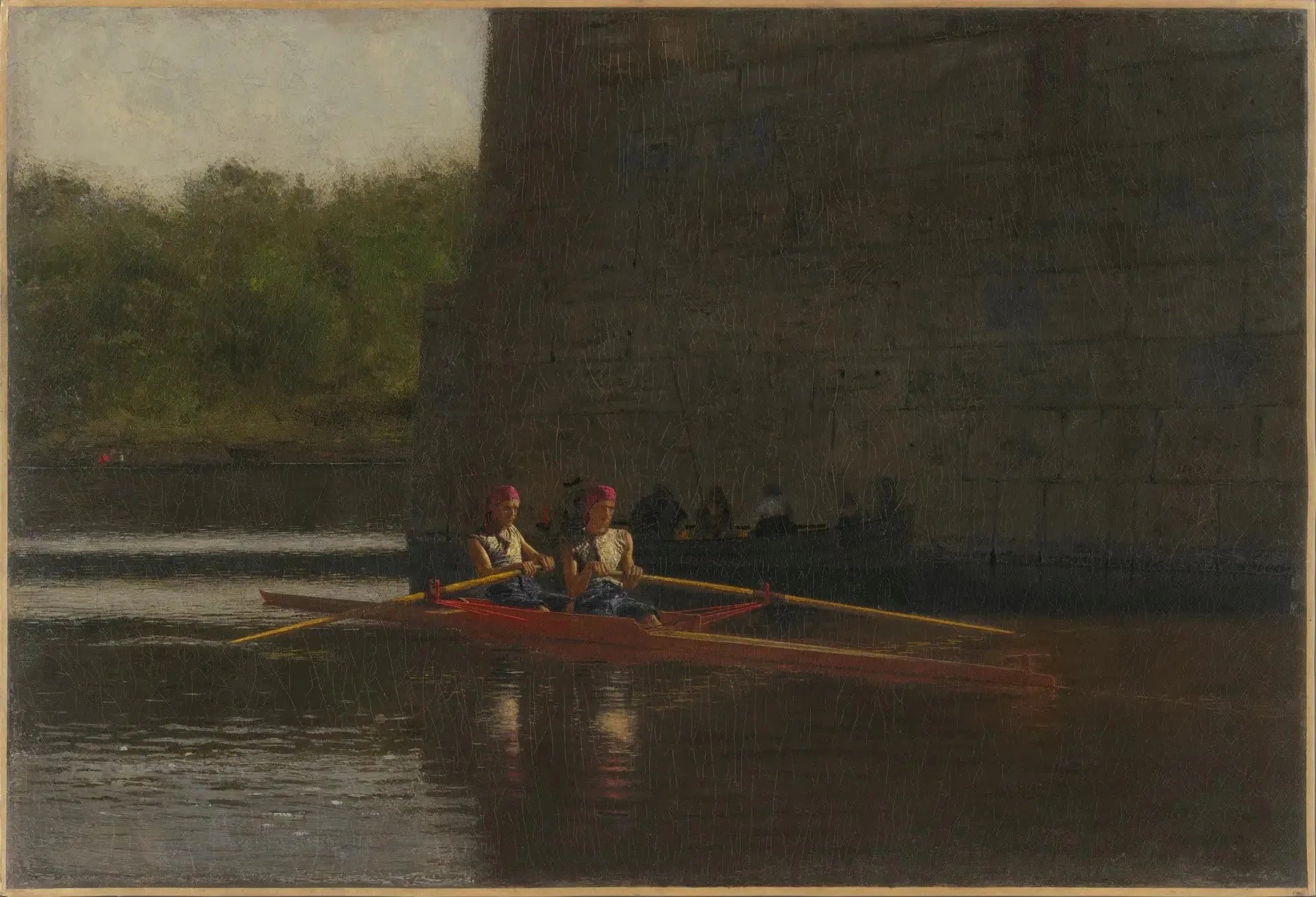 Les rameurs (Les frères Schreiber) - Thomas Eakins image 1 copie de tableau peinte à la main