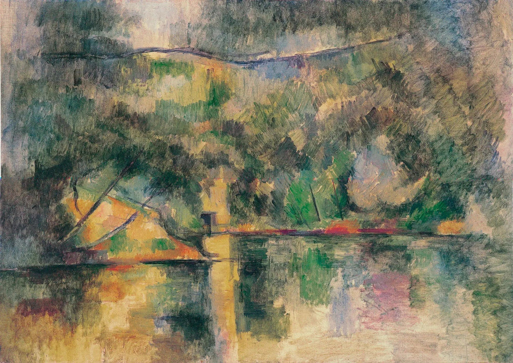 Les Reflets dans l'eau - Paul Cézanne image 1 copie de tableau peinte à la main