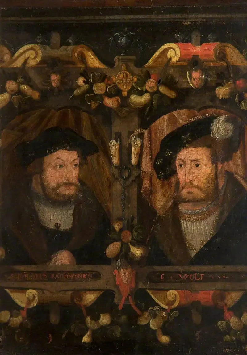 Les réformateurs Radisponen et G. Wolf (Frédéric « le Sage », 1463-1525, et Jean Ier, « le Constant », 1468-1532) - Lucas Cranach the Elder
