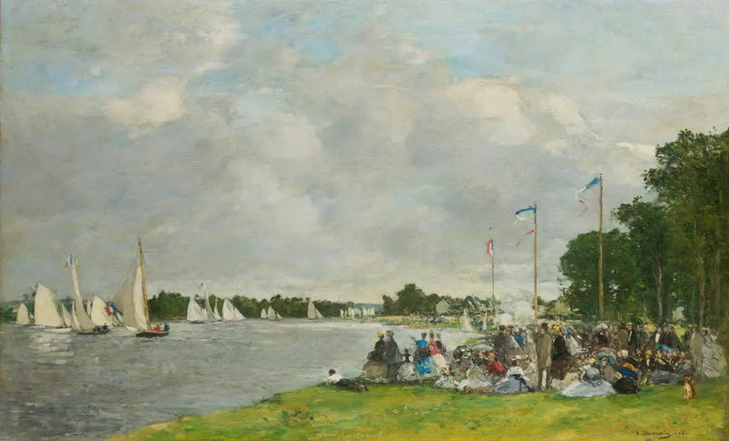 Les régates d’Argenteuil - Eugène Boudin