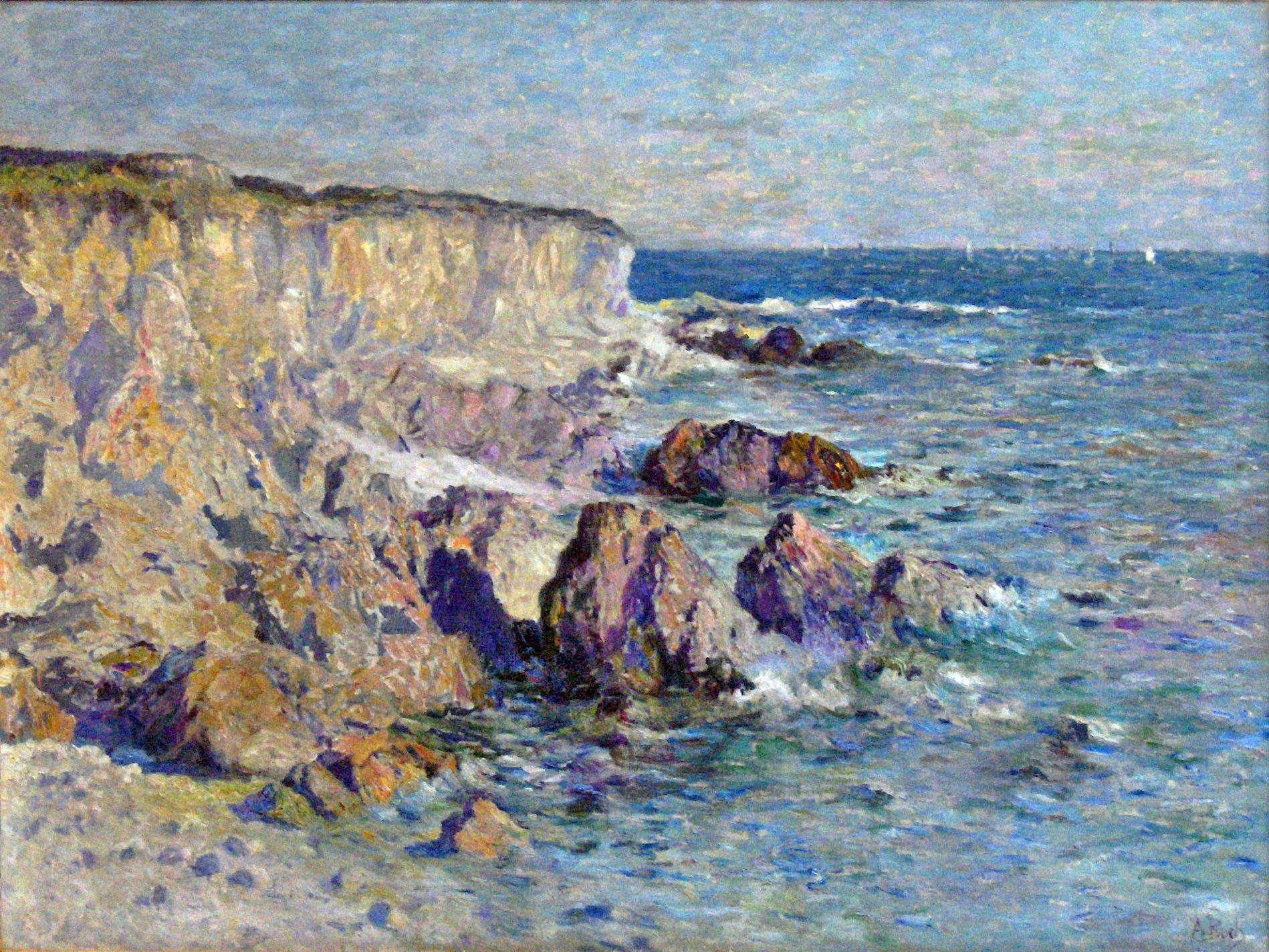 Les rivages de Bretagne - Anna Boch image 1 copie peinte à la main à l’huile