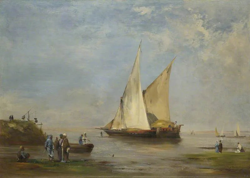 Les rives du Nil - Eugène Fromentin image 1 reproduction de peinture à l’huile