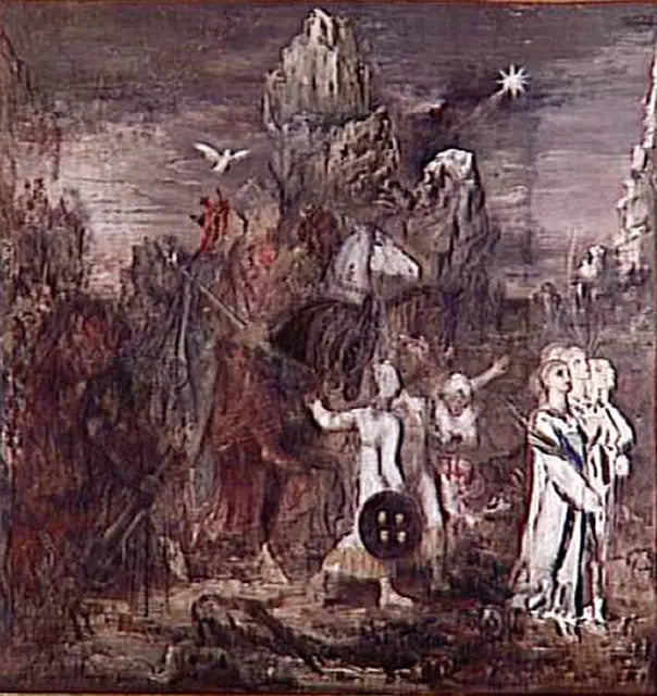 Les Rois mages - Gustave Moreau image 1 tableau peint à l’huile sur toile