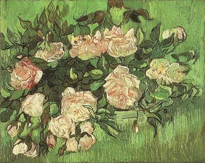 Les Roses roses - Vincent van Gogh