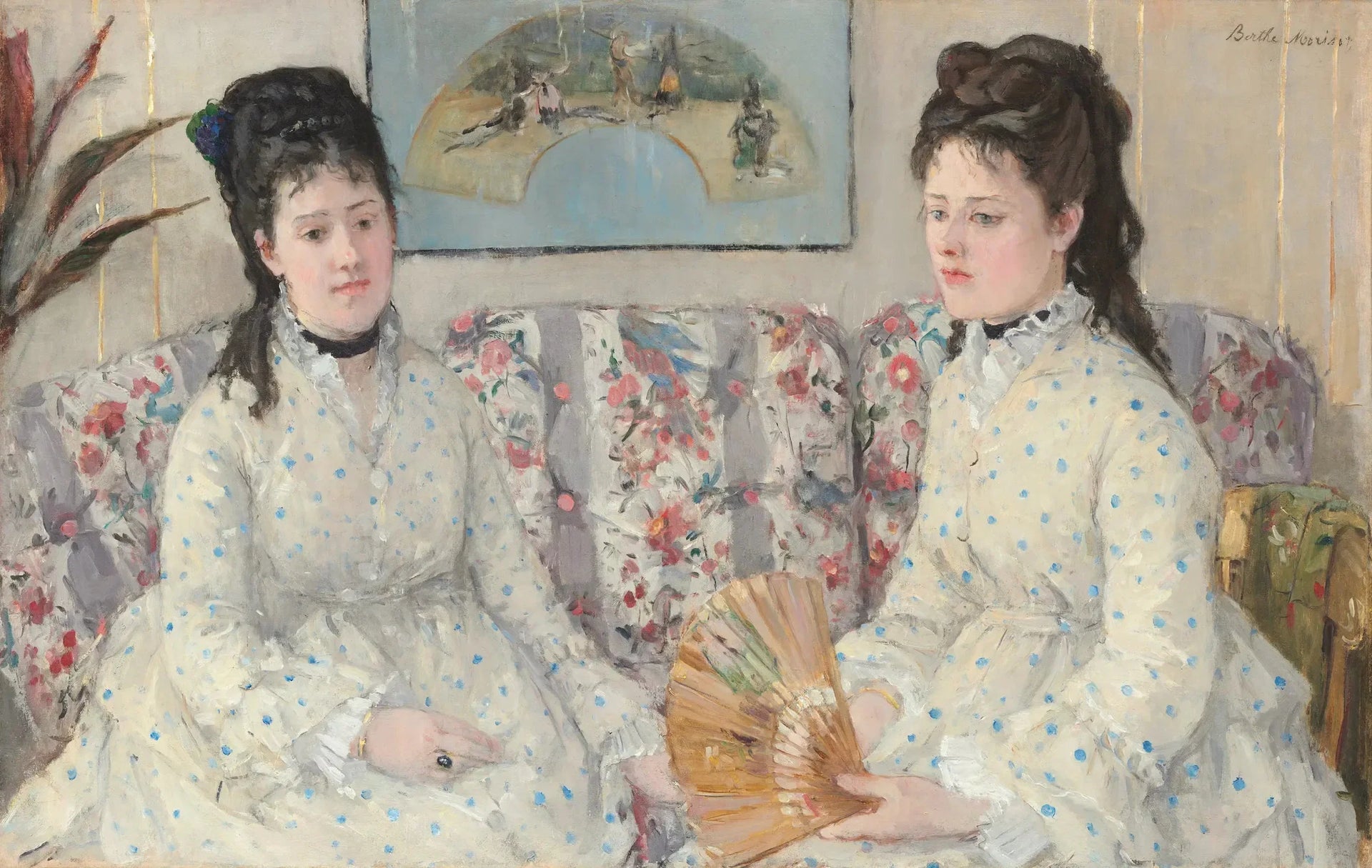 Les sœurs - Berthe Morisot image 1 copie peinte à la main à l’huile