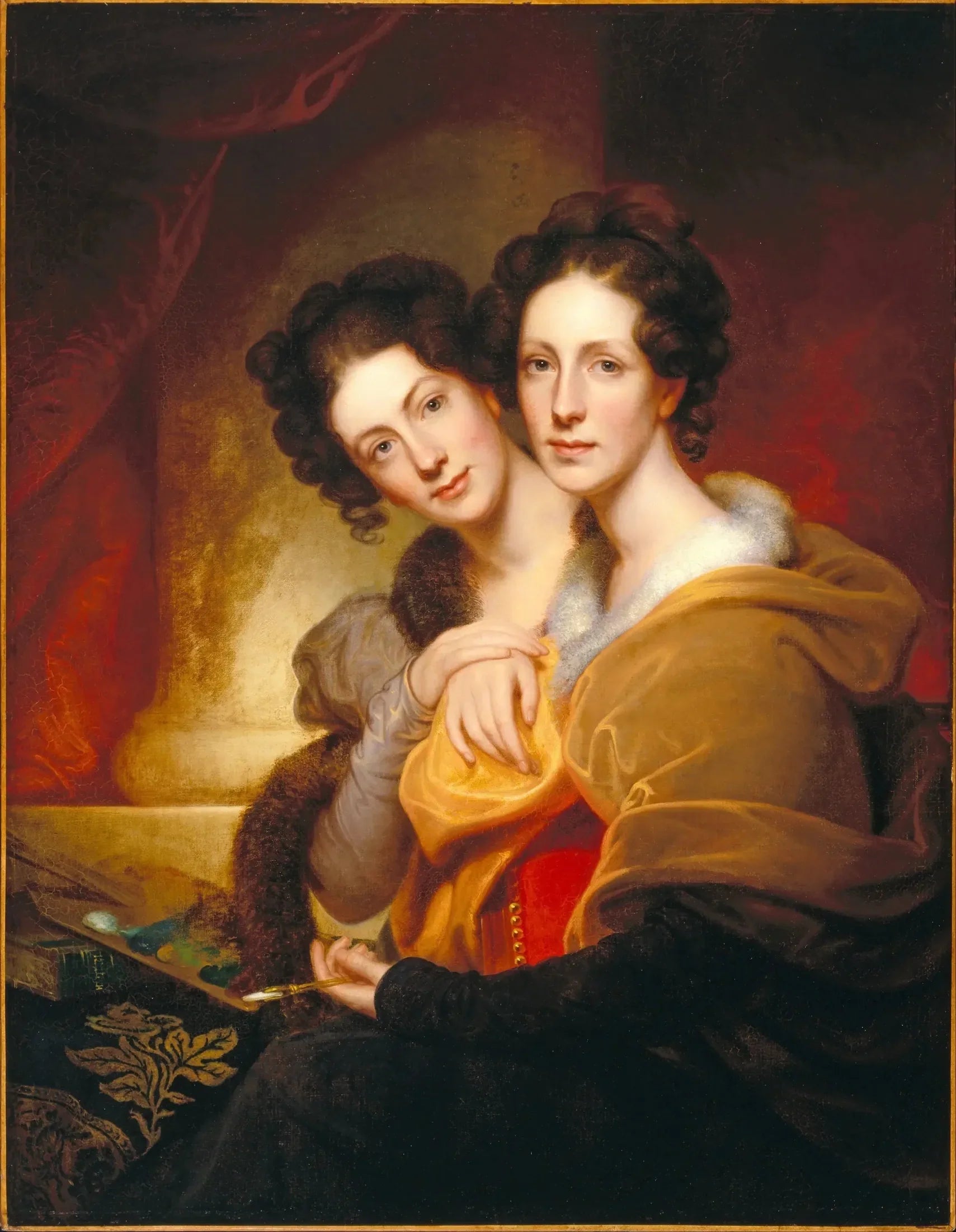 Les Sœurs (Eleanor et Rosalba Peale) - Rembrandt Peale image 1 reproduction artisanale de tableau