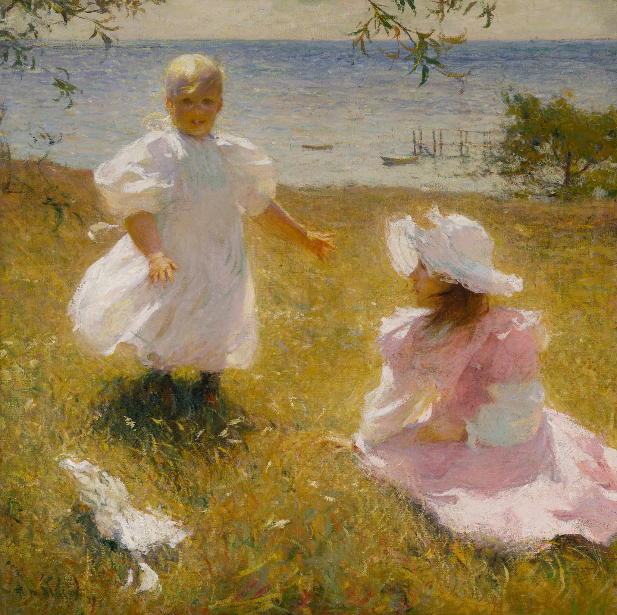 Les sœurs - Frank Weston Benson image 1 reproduction artisanale de tableau