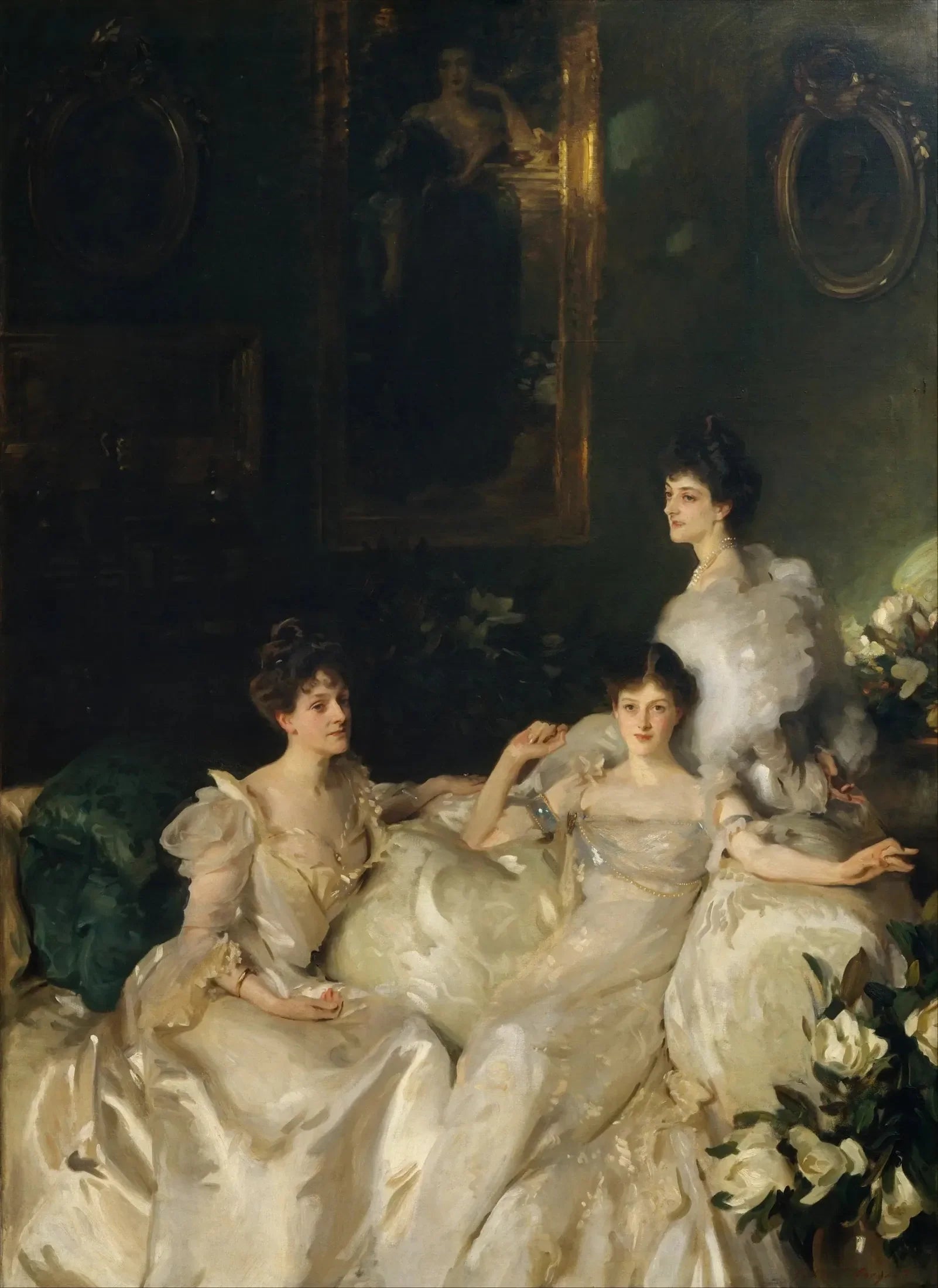 Les Sœurs Wyndham - John Singer Sargent image 1 reproduction artisanale de tableau