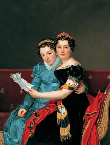 Les sœurs Zénaïde et Charlotte Bonaparte - Jacques-Louis David