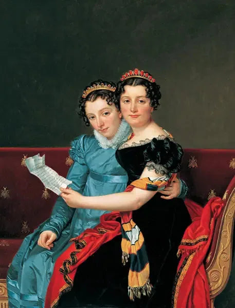 Les sœurs Zénaïde et Charlotte Bonaparte - Jacques-Louis David