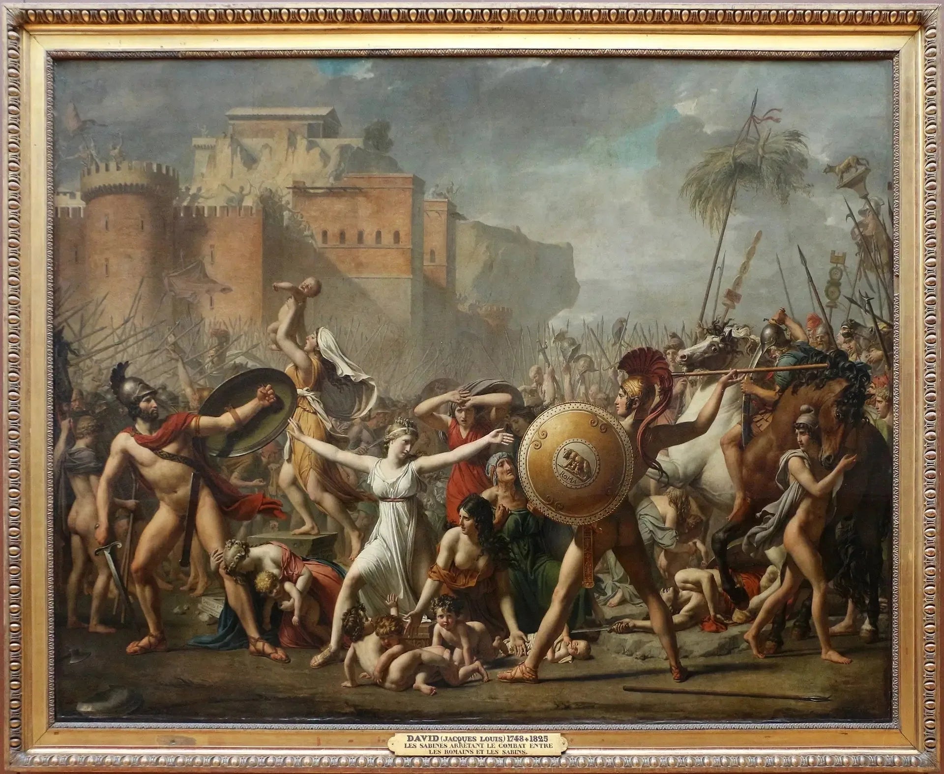 Les Sabines - Jacques-Louis David image 2 copie de tableau peinte à la main